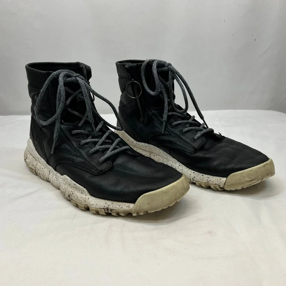 Nike SFB 6 Leather NSW Black Speckle Tactical Boots 862506-001 Mens 13